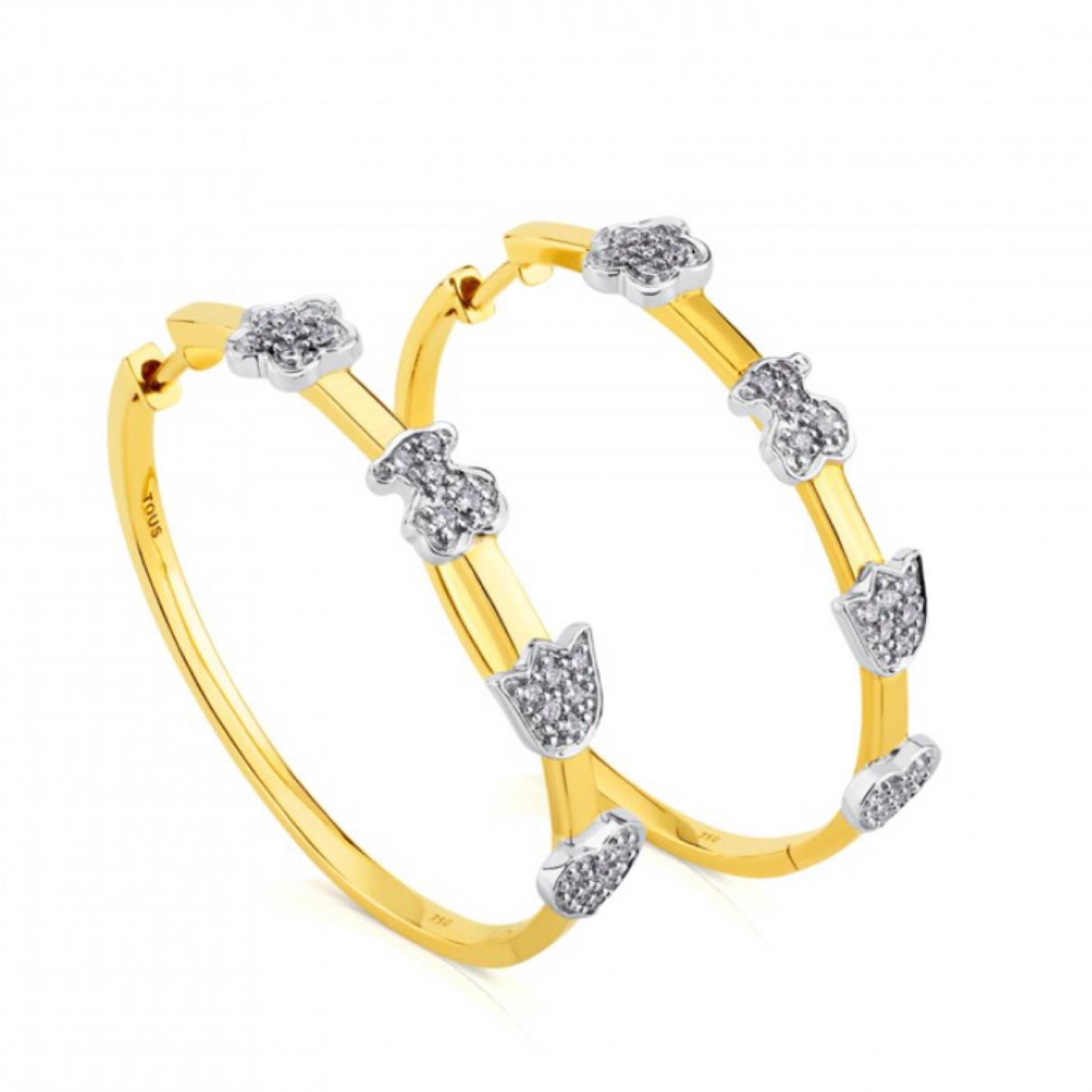 Yellow gold earrings TOUS Gold in Yellow gold - 25796039