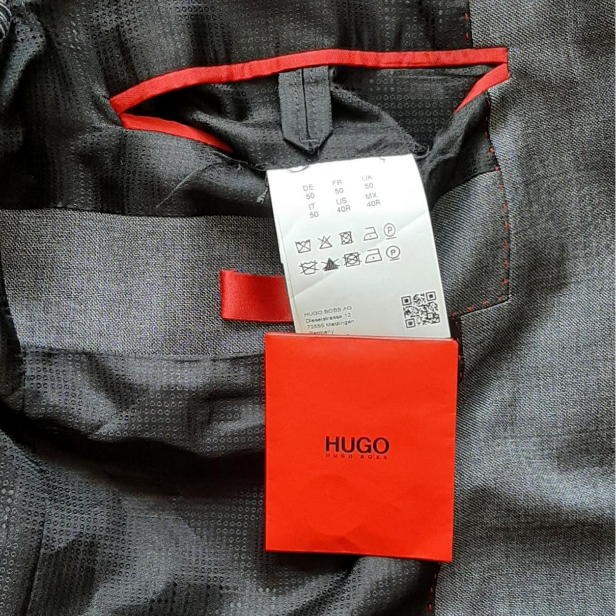 Wool suit Hugo Boss Grey size L International in Wool - 35340529