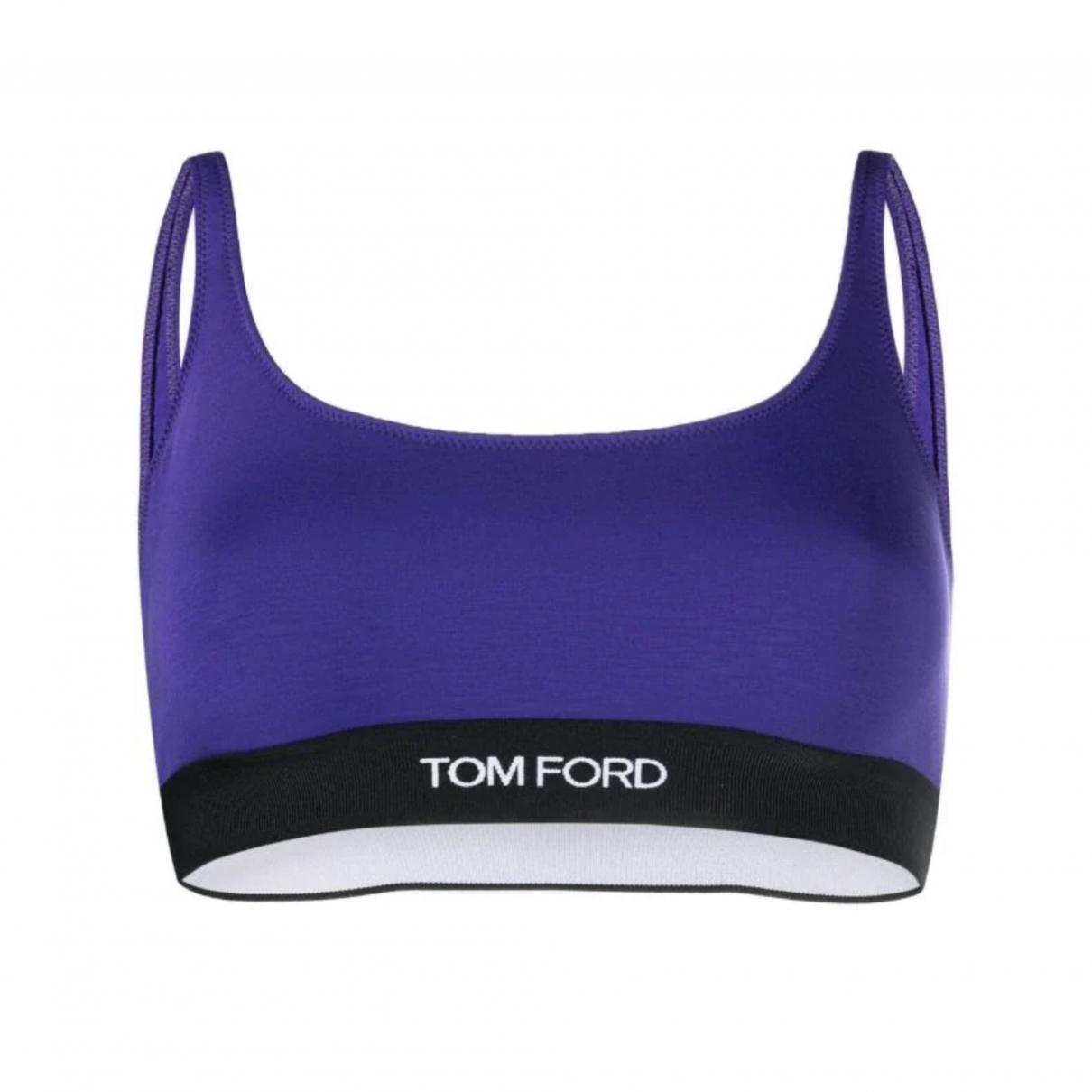 Top Tom Ford Purple size 4 US in Cotton - 29584825