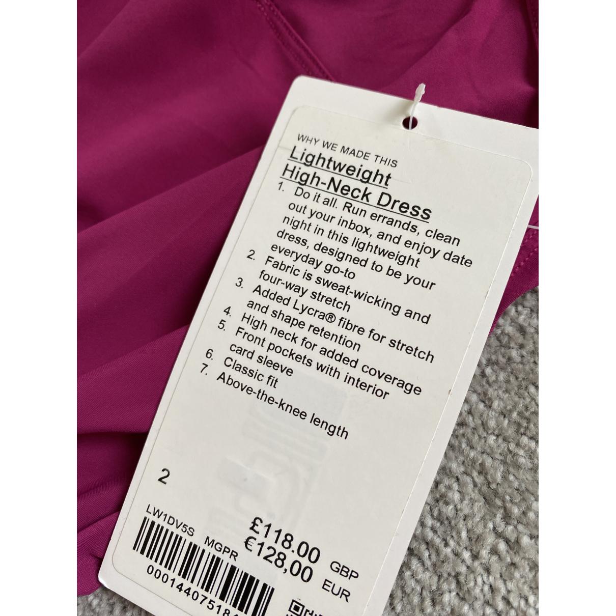 Mini dress Lululemon Purple size XS International in Synthetic - 35079027