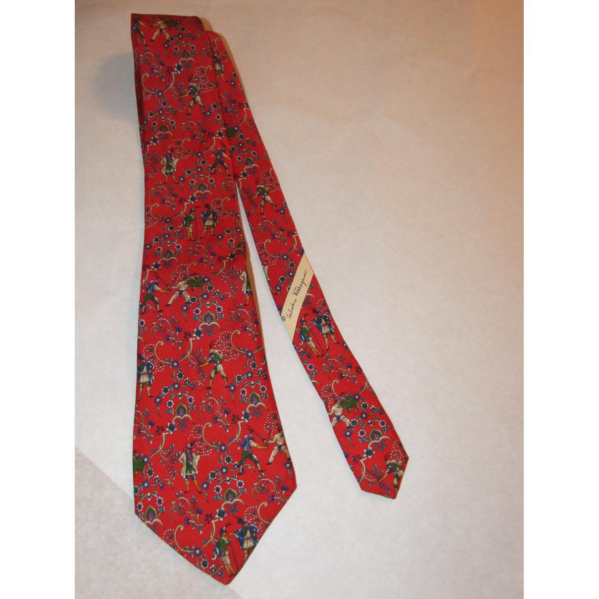 Buy Salvatore Ferragamo Silk tie online - Vintage