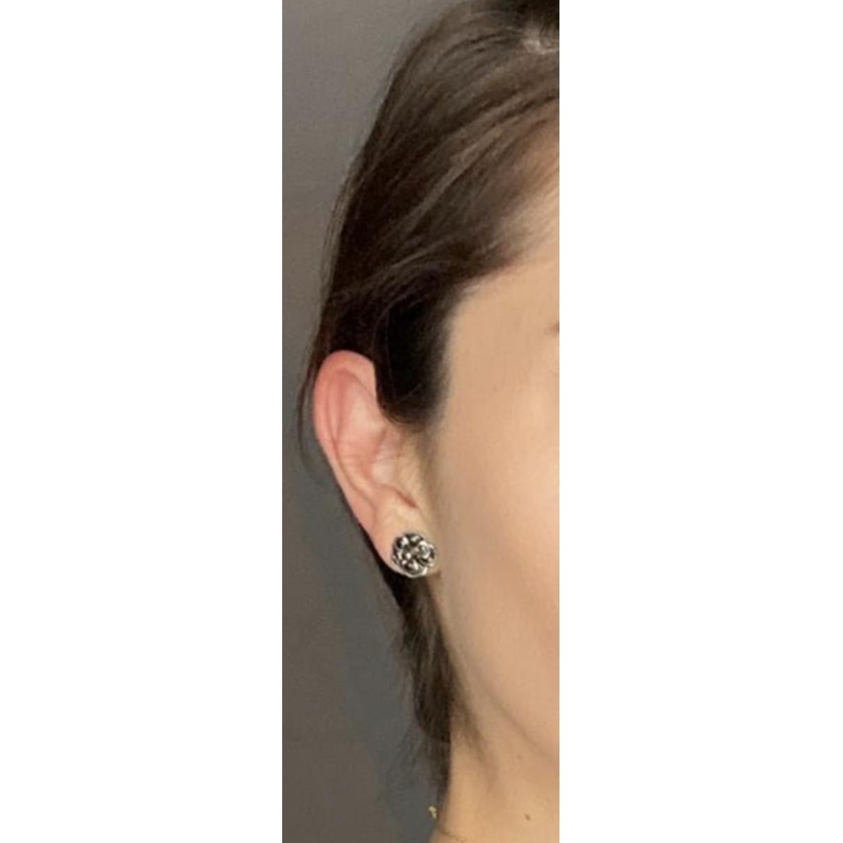 Chanel Camélia earrings for sale