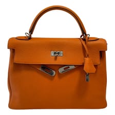 HERMèS Kelly 32 leather handbag