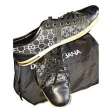 DOLCE & GABBANA Leather low trainers