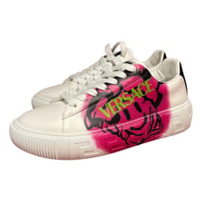VERSACE Leather trainers