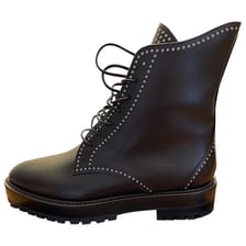 ALAïA Leather ankle boots