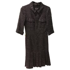 CHANEL Tweed mid-length dress