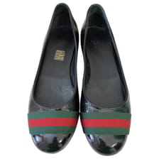 GUCCI Leather ballet flats