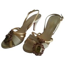 CHANEL Lizard sandals