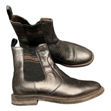 BRUNELLO CUCINELLI Leather ankle boots