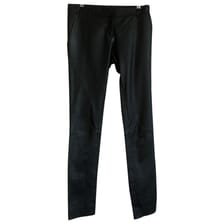 TOPSHOP Leather straight pants
