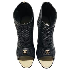 CHANEL Leather ankle boots