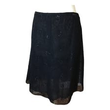 CHANEL Silk mid-length skirt
