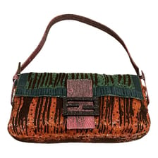 FENDI Baguette lizard handbag