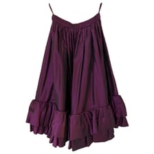 YVES SAINT LAURENT Silk mid-length skirt