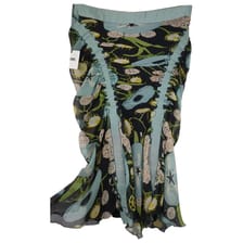 MOSCHINO Silk mid-length skirt