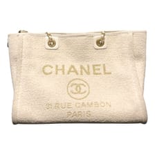 CHANEL Deauville tweed tote
