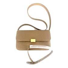 Leather handbag The curated