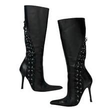 Leather boots D&G