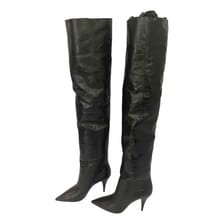Kiki leather boots Saint Laurent