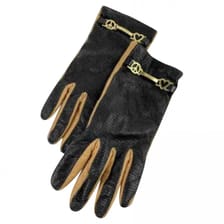 Leather gloves Moschino