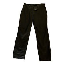 Leather straight pants Paule Ka