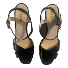 Patent leather sandals Prada