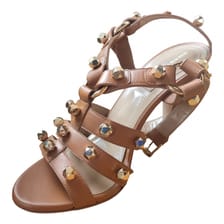 Leather sandals Alberta Ferretti