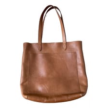 Leather tote Madewell