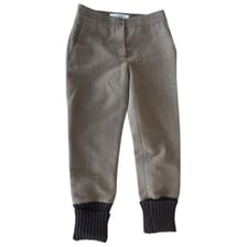 Wool trousers Miu Miu