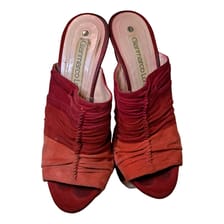 Leather sandals Gianmarco Lorenzi