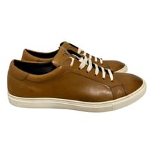 Leather low trainers Larusmiani