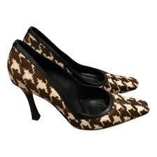 Exotic leathers heels Gianni Versace