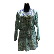 Silk mid-length dress TAJ