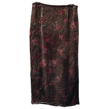 Velvet mid-length skirt Cacharel