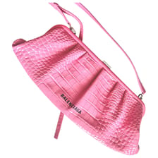 Linen handbag Balenciaga