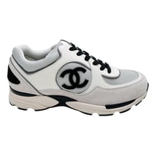 Boy leather trainers Chanel