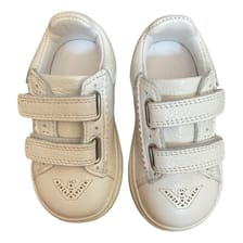 Leather first shoes Emporio Armani