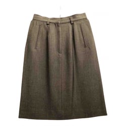 Wool Mid-length Skirt