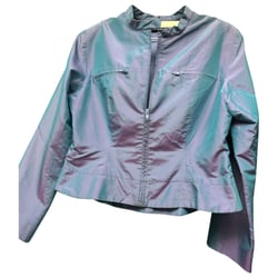 Turquoise Silk Suit Jacket