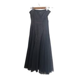 Grey Silk Mid-length Dress