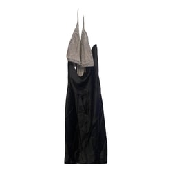Black Silk Maxi Dress
