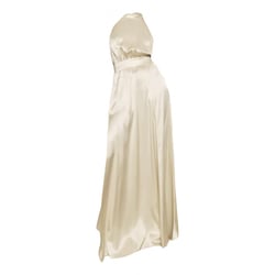 White Silk Maxi Dress