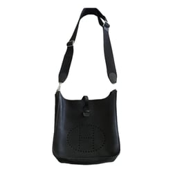 Black Evelyne Leather Crossbody Bag