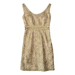 Gold Mini Dress