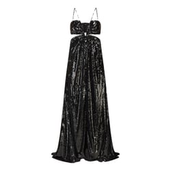 Black Glitter Maxi Dress
