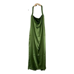 Green Silk Mid-length Dress