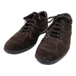 Brown Leather Low Trainers