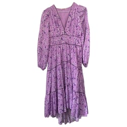 Purple Mid-length Dress
