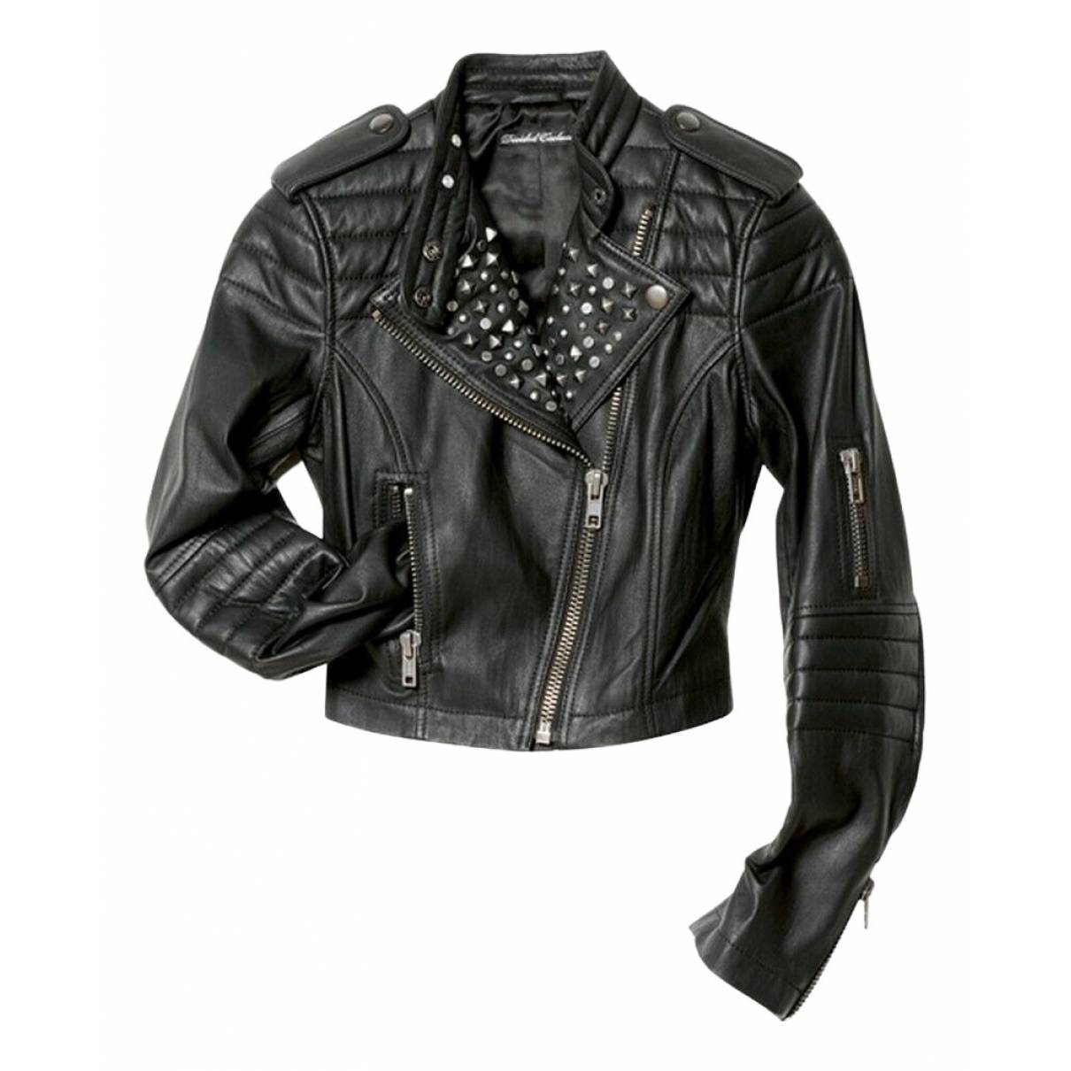 kleurstof Garantie munt Leather jacket H&M Black size 10 UK in Leather - 19808688